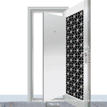 Customize Thickness Main Entry Door Designs Stainless Steel Swing Single Door